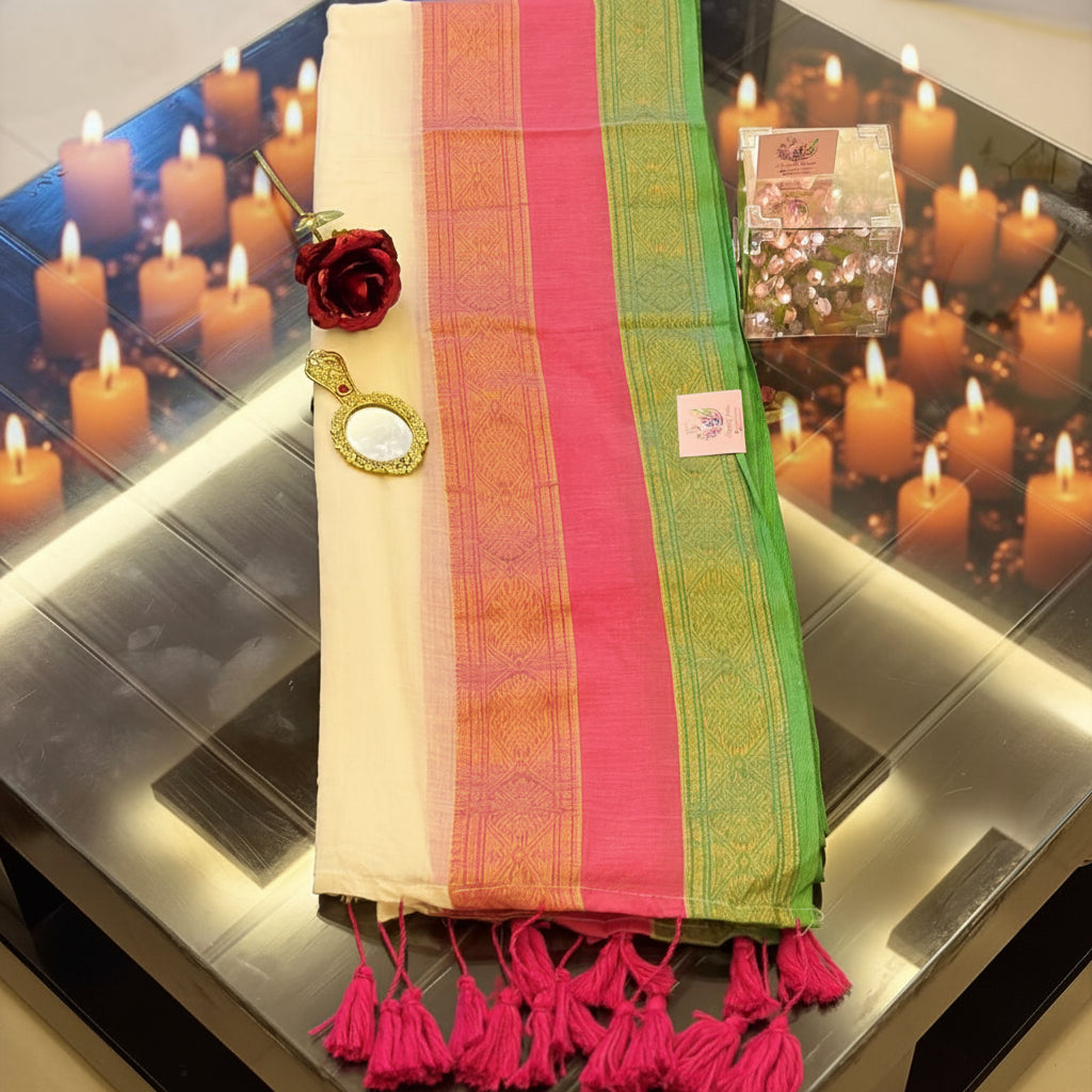 Vayu - White Handwoven Timeless Beauty